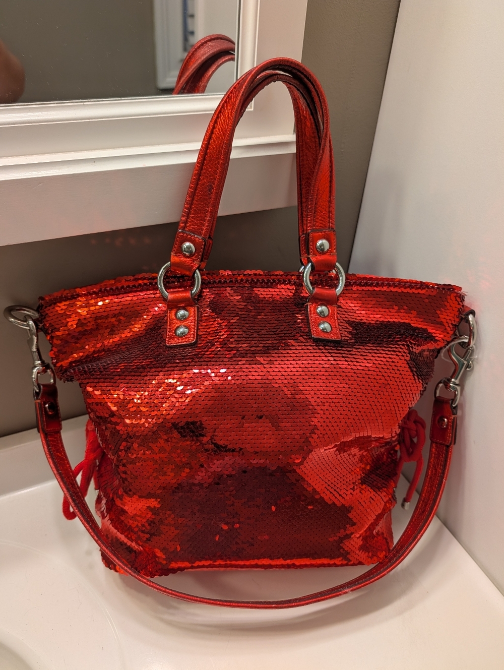 🥰 Vintage Y2K Rare Coach Poppy Spotlight Limited Edition #13821 Crossbody Bag ❤ - Picture 13 of 16